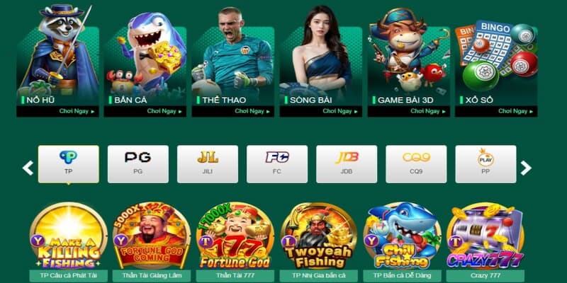 OK365 các trò chơi hấp dẫn